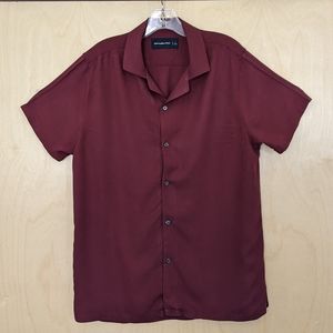 Mens Short sleeve button up